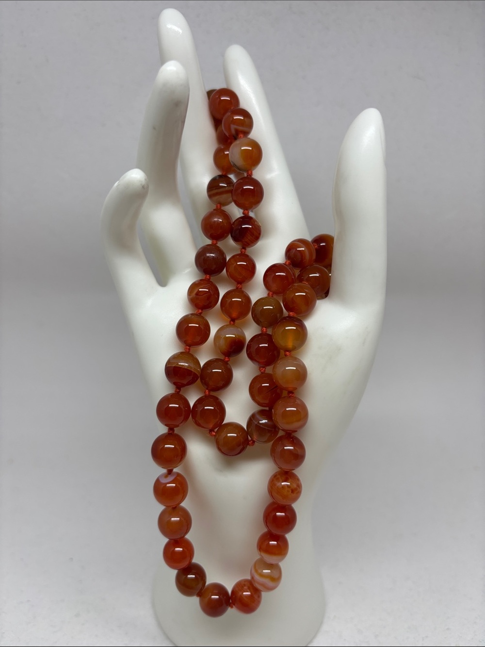 Beautiful Carnelian Bead Necklace